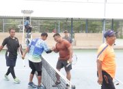Silaturahmi Kapolres Sampang Dan Dandim 0828/Sampang Diarena Tenis Lapangan