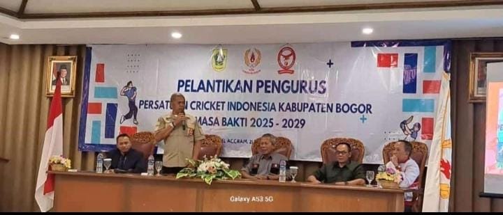 Foto:Pelantikan Pengurus Cricet Indonesia Kabupaten Bogor di Hotel Accram,Cipayung Mega Mendung Kabupaten Bogor.