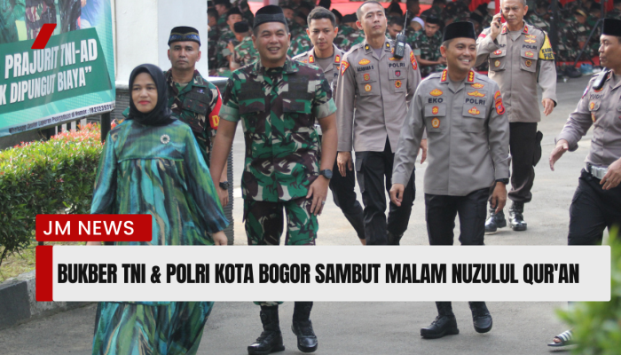 Kebersamaan TNI dan Polri Kota Bogor Dalam Acara Nuzulul Qur’an 17 Ramadhan 1446