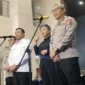 Wakil Kepala Badan Gizi Nasional (BGN) Irjen Pol. (Purn) Sony Sanjaya (kiri) bersama Kepala Satgas MBG Polri Irjen Pol. Nurworo Danang (kanan) memberikan keterangan pers di Gedung Bareskrim Polri, Jakarta, Senin (25/5/2026). 