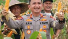 Kapolres Lebak AKBP Herfio Zaki, S.I.K., M.H menghadiri kegiatan Panen Raya Jagung Kuartal II Tahun 2026 di Desa Sangiang Tanjung, Kecamatan Kalanganyar, Kabupaten Lebak. Kegiatan ini merupakan bentuk dukungan terhadap program ketahanan pangan nasional serta wujud sinergitas Polri bersama pemerintah daerah dan masyarakat dalam meningkatkan kesejahteraan petani dan memperkuat sektor pertanian di Kabupaten Lebak.