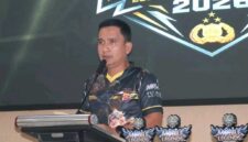 Kapolres Lebak AKBP Herfio Zaki saat membuka Event Kapolres Cup E-Sport Competition 2026 Mobile Legends di Aula Sanika Satyawada Polres Lebak, Sabtu (16/05/2026), dalam rangka memeriahkan Hari Bhayangkara ke-80 Tahun 2026.
