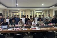Sebanyak 13 pengasuh pondok pesantren di wilayah Jawa Barat mendatangi Lembaga Bantuan Hukum Pimpinan Pusat Gerakan Pemuda Ansor (LBH PP GP Ansor), Kamis (30/4/2026) lalu. (Foto: dok GP Ansor)

