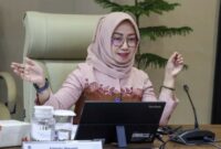 Pelaksana Tugas (Plt) Direktur Jenderal Pembinaan Penempatan Tenaga Kerja dan Perluasan Kesempatan Kerja (Binapenta dan PKK) Kemnaker Estiarty Haryani. 