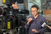 Juru Bicara Komisi Pemberantasan Korupsi Budi Prasetyo memberikan keterangan di Gedung Merah Putih KPK, Jakarta, Selasa (19/5/2026).