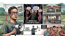 Keterangan Foto:

Ilustrasi dugaan penganiayaan terhadap seorang aktivis di Kabupaten Lebak. Gambar ini merupakan ilustrasi untuk kebutuhan visual (thumbnail) dan tidak menggambarkan peristiwa, lokasi, maupun pihak tertentu. Informasi terkait kasus yang diberitakan masih menunggu verifikasi dan keterangan resmi dari pihak berwenang.
