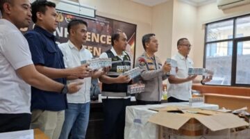 Polda Banten Gagalkan Peredaran 44.500 Bungkus Rokok Ilegal, Tiga Pelaku Diamankan