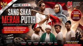 Para pemuda dan warga Kampung Tapos Caang, Desa Ciminyak, Kecamatan Muncang, Kabupaten Lebak, terlibat dalam produksi film “Sang Saka Merah Putih” sebagai karya anak daerah dalam menyambut HUT ke-81 Kemerdekaan Republik Indonesia. Film tersebut dijadwalkan tayang pada 17 Agustus 2026 di Alun-Alun Tapos Caang.